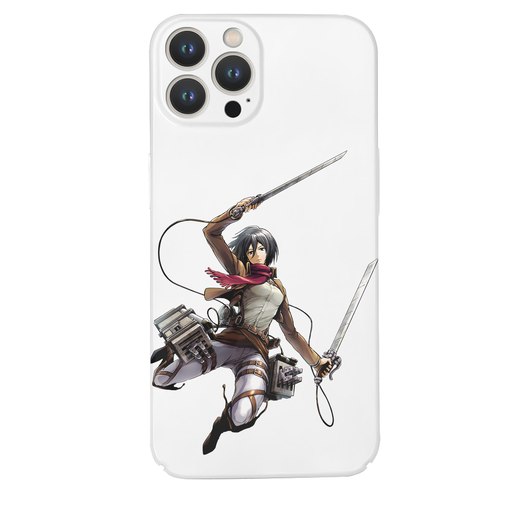 （画像用） 進撃の巨人 ミカサ·アッカーマン Attack on Titan Mikasa Ackerman 【iPhone 14シリーズ対応】ハードケース
